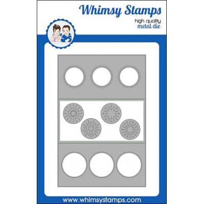 Whimsy Stamps Denise Lynn and Deb Davis Die Set - Mini Slim Tri-Fold